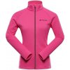 Alpine Pro DOZERA 2 dámska ružová hrejivá mikina - L-L Nadměrná velikost pro plnoštíhlé