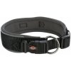 Trixie PREMIUM obojok extra široký, čierna/grafit 33-42 cm/35 mm