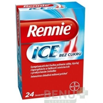 Bayer Rennie Ice bez cukru 24 ks