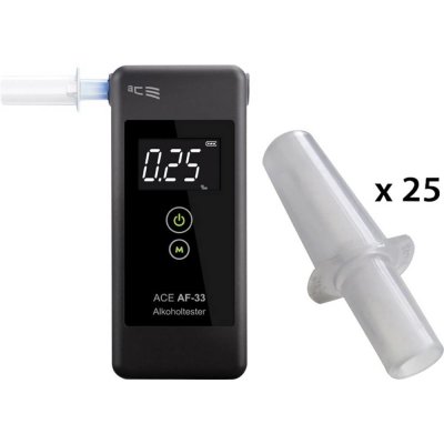 ACE AF-33 alkohol tester tmavosivá 0.00 do 5.00 ‰ s displejom; 107075