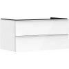 Hansgrohe Xelu Q Umývadlová skrinka, 50x98x55 cm, 2 zásuvky, lesklá biela/matná biela 54078700-HG