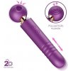 Action No. TwentyTwo Massager with Suction, Pulsation and Thrusting Purple