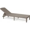 Allibert Jaipur Sun Lounger cappuccino