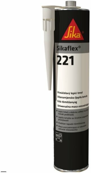 SIKA SikaFlex 221 Pružný tmel 300 g čierny