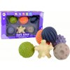 Lean Toys Sada farebných senzorických loptičiek 6 kusov