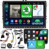 RÁDIO NAVIGÁCIA NCS RS-405 ANDROID SKODA SUPERB II 2 2008-2015 BLUETOOTH 2DIN