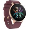 Canyon SW-68, Badian smart hodinky, BT, fareb. LCD displej 1.28´´, vodotes. IP68, 22 športov, karmínové