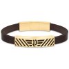 Police náramok Lattitude Gold Brown PEAGB2211704