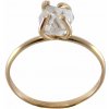 Grey Clymene Zlatý prsteň s diamantmi Herkimer