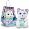 BABY PAWS PES INTERAKTÍVNY PES HUSKY TAŠKA PLYŠOVÁ HRAČKA NA MAZNANIE