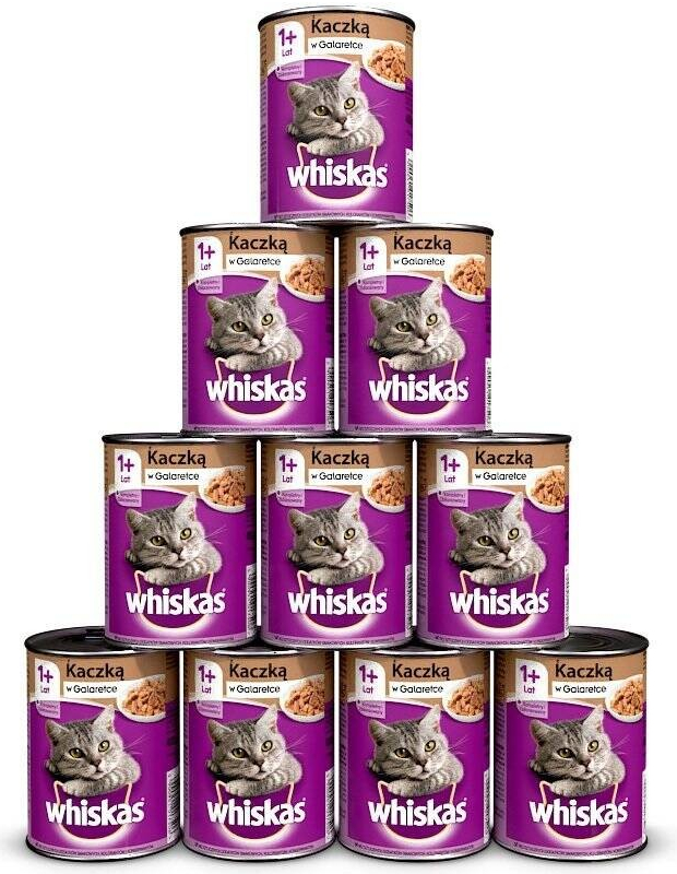 WHISKAS kačica pre dospelých 12 x 400 g