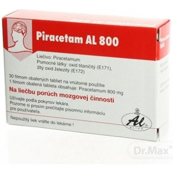 Piracetam AL 800 tbl.flm.30 x 800 mg