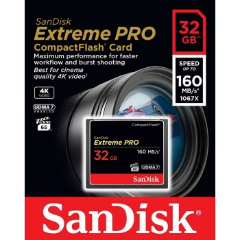 SanDisk Extreme Pro CompactFlash 32GB SDCFXPS-032G-X46