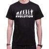 Fajntričko Tričko - Evolúcia Policajt, Farba čierna, Strih/ Variant Pánsky/UNISEX