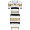 Guess Evie Striped Polo Dress