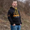 Mikbaits Mikina Fans team čierna - Veľkosť XL