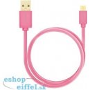 Axagon BUMM-AM05QP Micro USB 2A, 0,5m, růžový