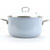 BELIS Belis Smaltovaný hrnec Premium bledě modrý 18 cm, 2,2 l