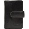Lagen Kožené puzdro na karty 1481 čierna