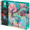 Janod Magické puzzle Les s baterkou 24 ks