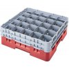 Cambro Kôš Camrack 25 pozícií, výška pohára 17,4 cm - Červená| TOM, R-25S638-163