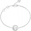Guess Oceľový náramok s kryštálmi Srdce Iconique JUBB05527JWRH 18,4 cm