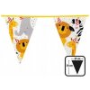 Banner s vlajkami Safari 600 cm Girlanda Zvieratá