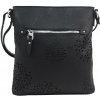 BELLA BELLY Crossbody dámska kabelka v kvetovanom dizajne čierna 5432-BB