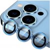 Ochranné sklá šošoviek fotoaparátov Metal glass pre Apple iPhone 16/16 Plus Farva: Modrá