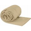 Rýchloschnúci uterák Sea To Summit Pocket Towel XL dezertt brown