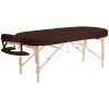 Skladací masážny stôl Fabulo GURU Oval Set Farba: čokoládová 192*76 cm / 16,3 kg / 3 farby