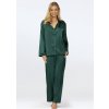 Dkaren dámske pyžamo polyester zelené, veľkosť XXL