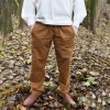 Outfit4Events Prosté středověké kalhoty Hagen pro muže i ženy, béžovo-hnědá