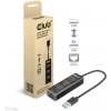 Club3D Rozbočovač, USB-A 3.2 Gen1 na 3x USB 3.1, Gigabit Ethernet
