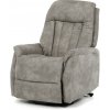 Autronic TV-Q8575 GREY3 Polohovacie kreslo, elektrické zabudované ovládanie, šedá, látka vintage, TV-Q8575 GREY3