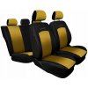 Poťah na celú sadu sedadiel Auto-dekor polyester univerzálny žltý