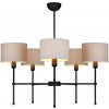Belis Luster na tyči MADELA 5xE14/40W/230V biela/čierna 0098 + záruka 3 roky zadarmo