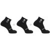 Členkové bavlnené ponožky Salomon EVERYDAY ANKLE 3-PACK čierne LC2086600 - S