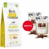BRIT Care Sustainable Puppy s kuracím mäsom a hmyzom 12 kg + WOOLF Chicken And Rawhide Twister 2 x 100 g sušená koža obalená kuracím mäsom ZADARMO