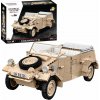 Cobi 2803 World War II Nemecký veliteľský automobil Kübelwagen PKW TYP 82 1:12