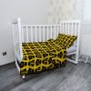 Sablio Mikroplyšové obliečky do detskej postieľky Star Wars Stormtroopeři Pattern na žluté - 120x90 / 40x60