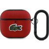 Lacoste Petit Pique Croc Logo Patch Púzdro pre AirPods 4 červené 57983127256