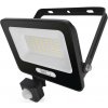 EMOS LED reflektor GLARO s pohybovým čidlom, 30 W, čierny, IP54, 3000 lm, neutrálna biela