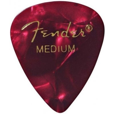 Fender 351 Shape Premium Pick Medium Red Moto