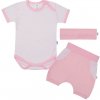 3-dielna letná bavlnená súprava New Baby Perfect Summer svetlo ružová 92 (18-24m)