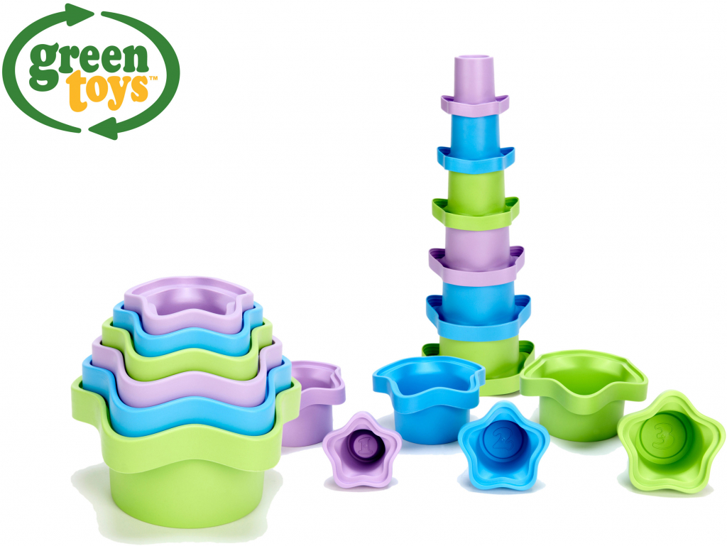 Green Toys Detská pyramída skladačka guľatá