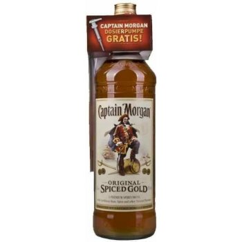 Captain Morgan Spiced Gold 35% 3 l (čistá fľaša s pumpou)