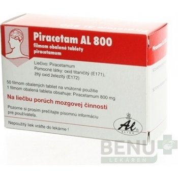 Piracetam AL 800 tbl.flm.50 x 800 mg