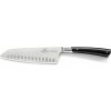 Lion Sabatier Nôž Santoku EDONIST nity z nehrdzavejúcej ocele čierny 18 cm