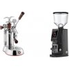 La Pavoni Esperto Abile + Eureka Atom W 75, black